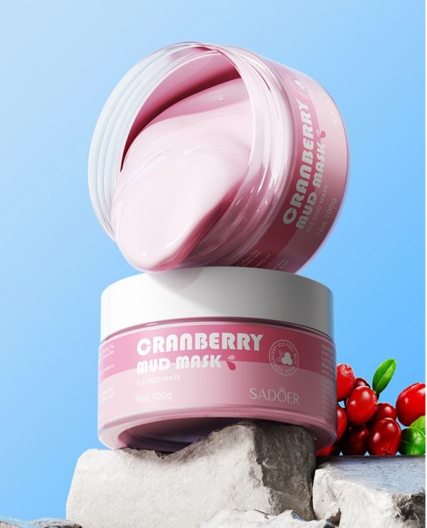 Purifying clay mask with cranberry extract SADOER (83826)